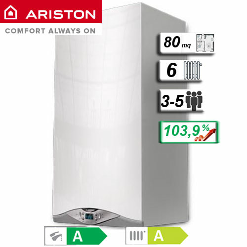 Caldaia a condensazione ariston hs cares premium 24 kw a for Caldaia a condensazione ariston clas premium 24 kw